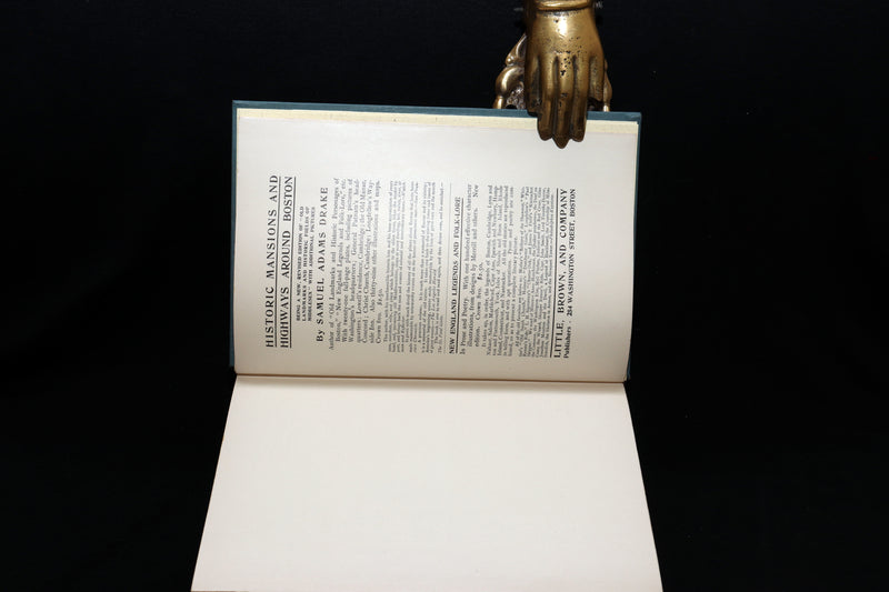 1901 Rare Book - Drake's New England Legends and Folk Lore, Illustrated
