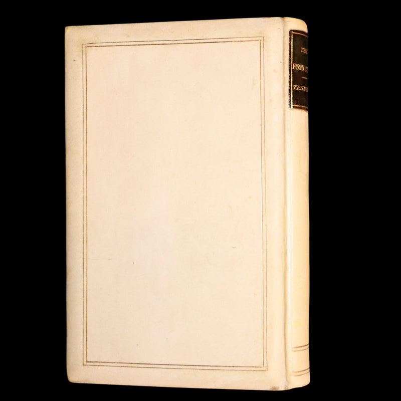 1869 Rare Vellum Book - The Princess: A Medley by Alfred Tennyson