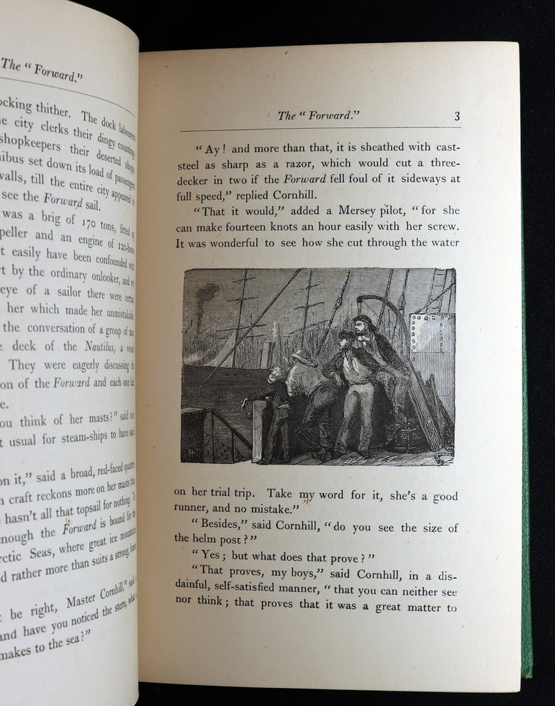 1875 Rare First English Edition - A Journey to the North Pole by Jules Verne