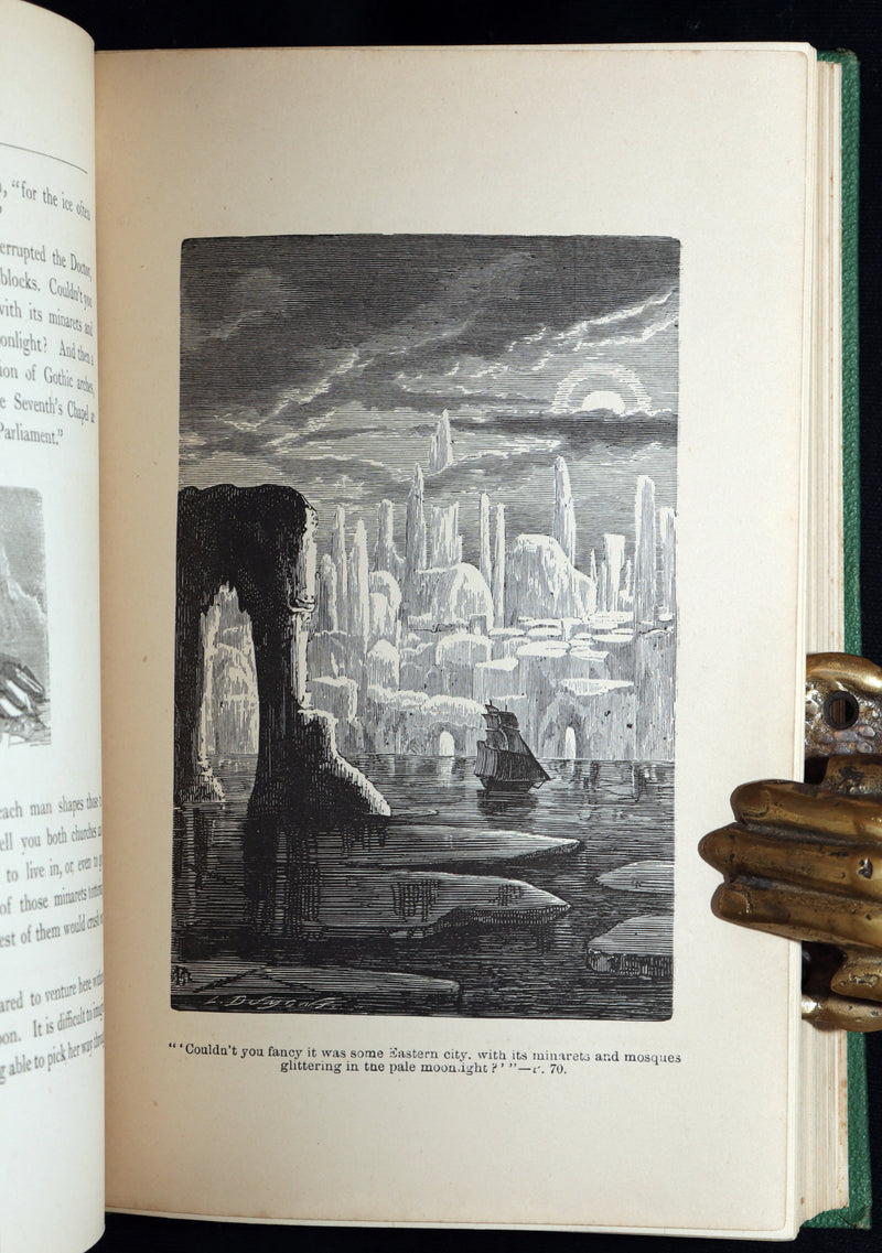 1875 Rare First English Edition - A Journey to the North Pole by Jules Verne