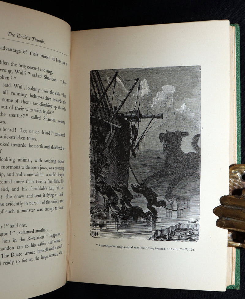 1875 Rare First English Edition - A Journey to the North Pole by Jules Verne