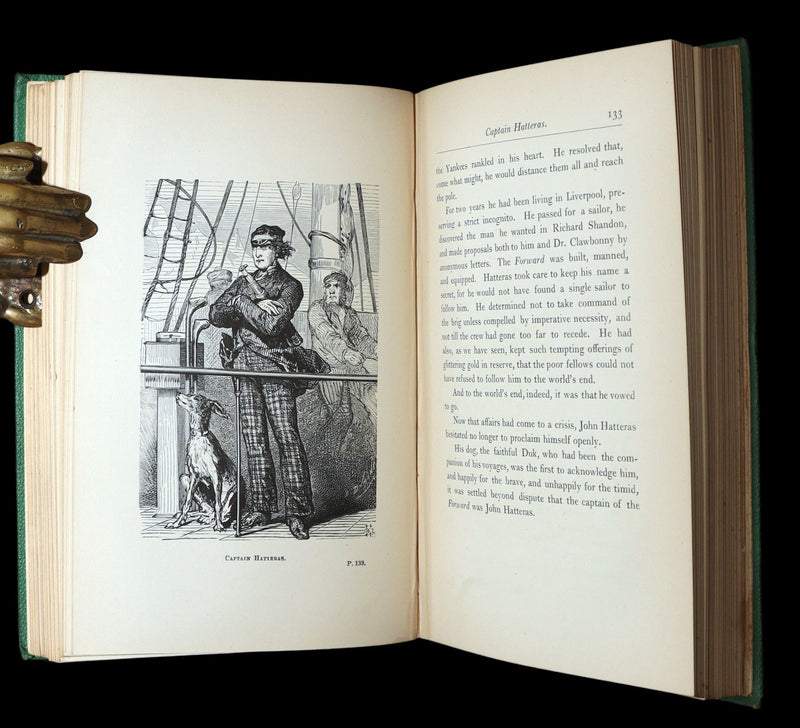 1875 Rare First English Edition - A Journey to the North Pole by Jules Verne