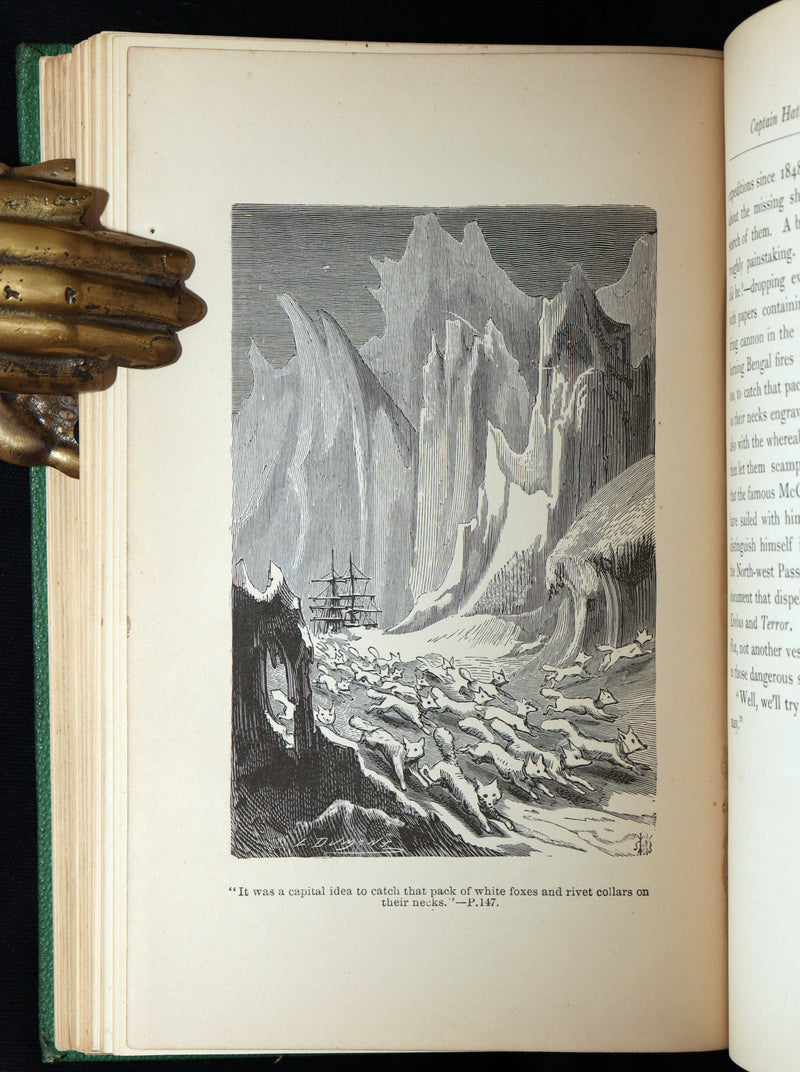 1875 Rare First English Edition - A Journey to the North Pole by Jules Verne