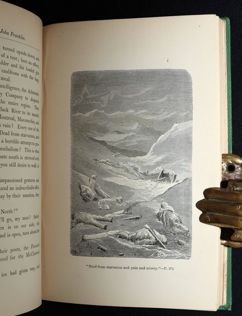 1875 Rare First English Edition - A Journey to the North Pole by Jules Verne