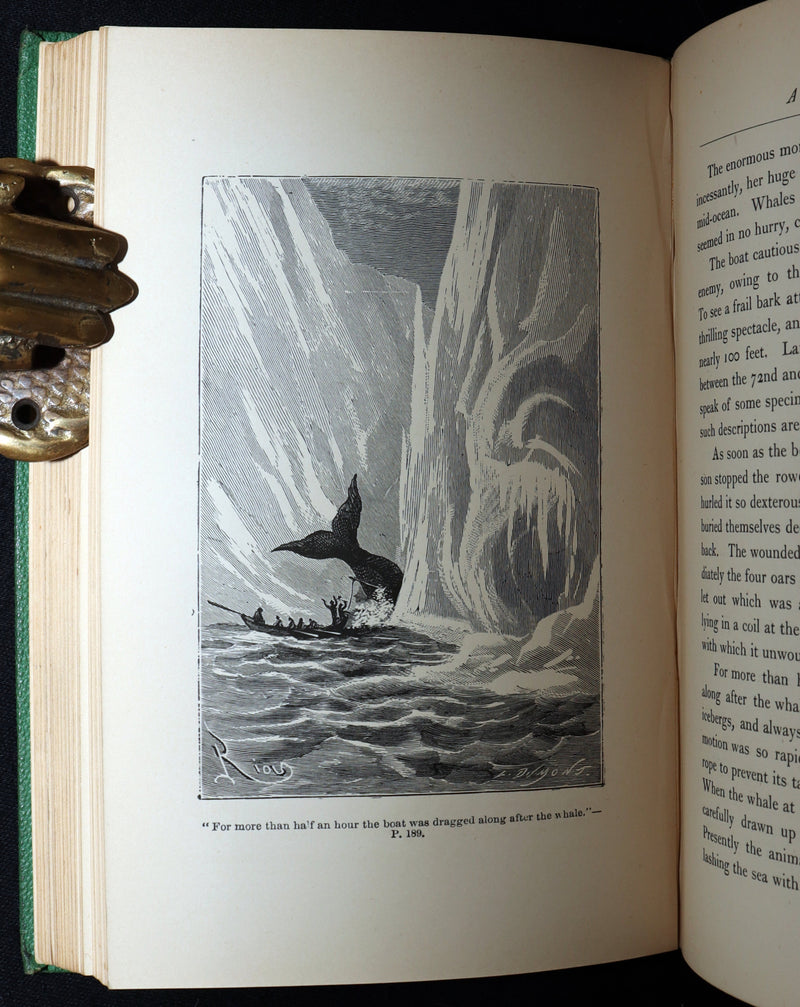 1875 Rare First English Edition - A Journey to the North Pole by Jules Verne