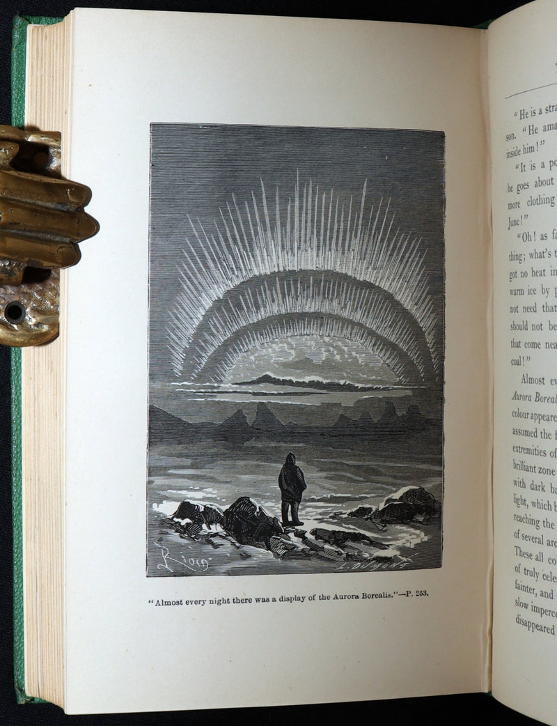 1875 Rare First English Edition - A Journey to the North Pole by Jules Verne