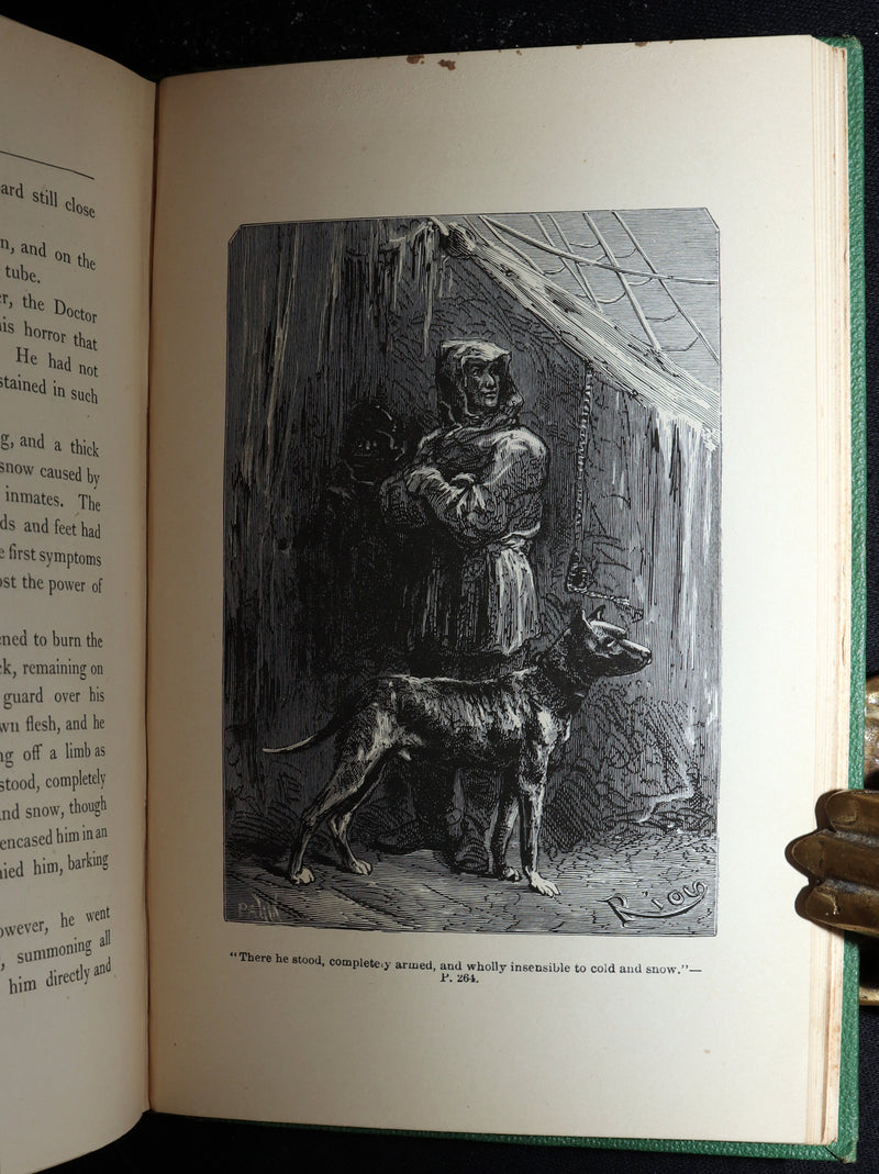 1875 Rare First English Edition - A Journey to the North Pole by Jules Verne
