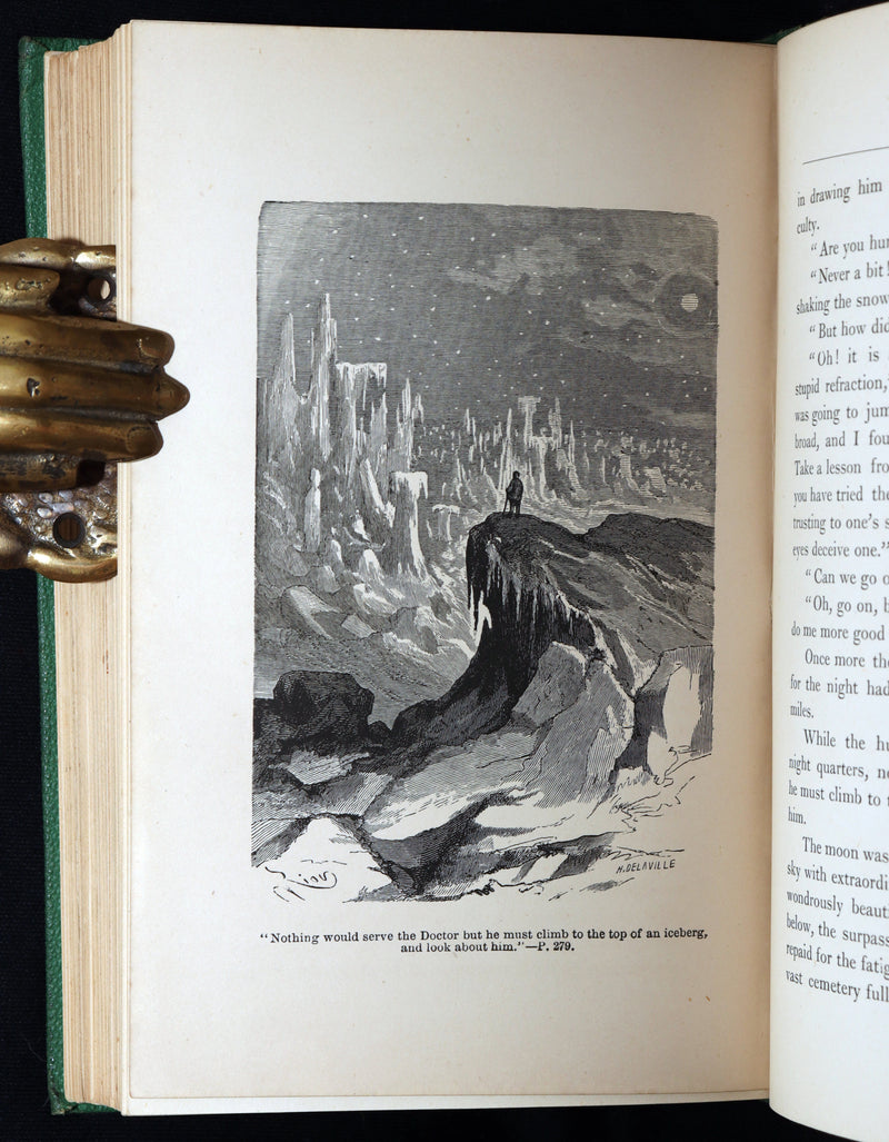 1875 Rare First English Edition - A Journey to the North Pole by Jules Verne