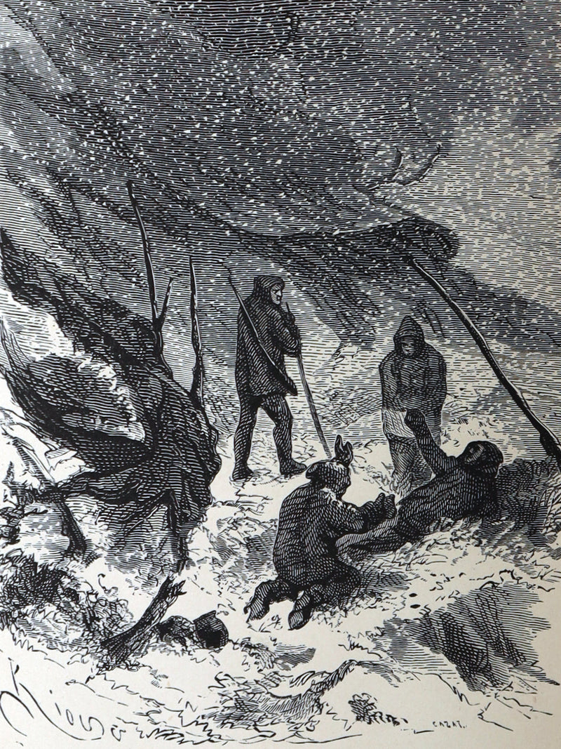 1875 Rare First English Edition - A Journey to the North Pole by Jules Verne