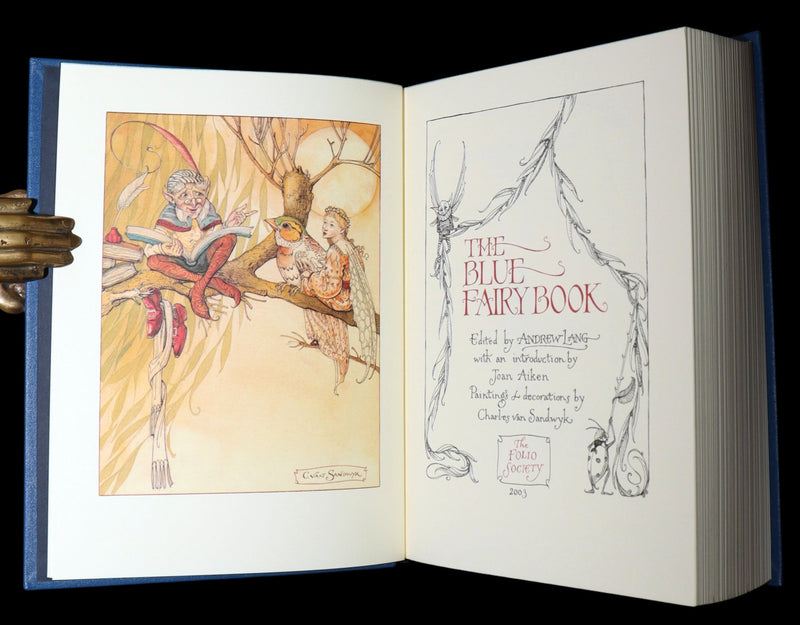 2003 1stED, 1st Printing - Blue Fairy Book Illustrated by Charles van Sandwyk