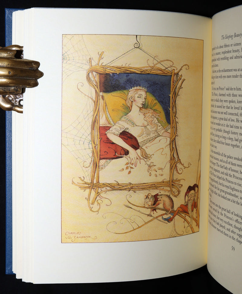 2003 1stED, 1st Printing - Blue Fairy Book Illustrated by Charles van Sandwyk