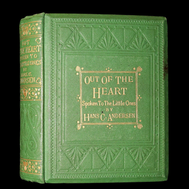 1867 Rare Color Illustrated Book - Out of the Heart by Hans Christian Andersen