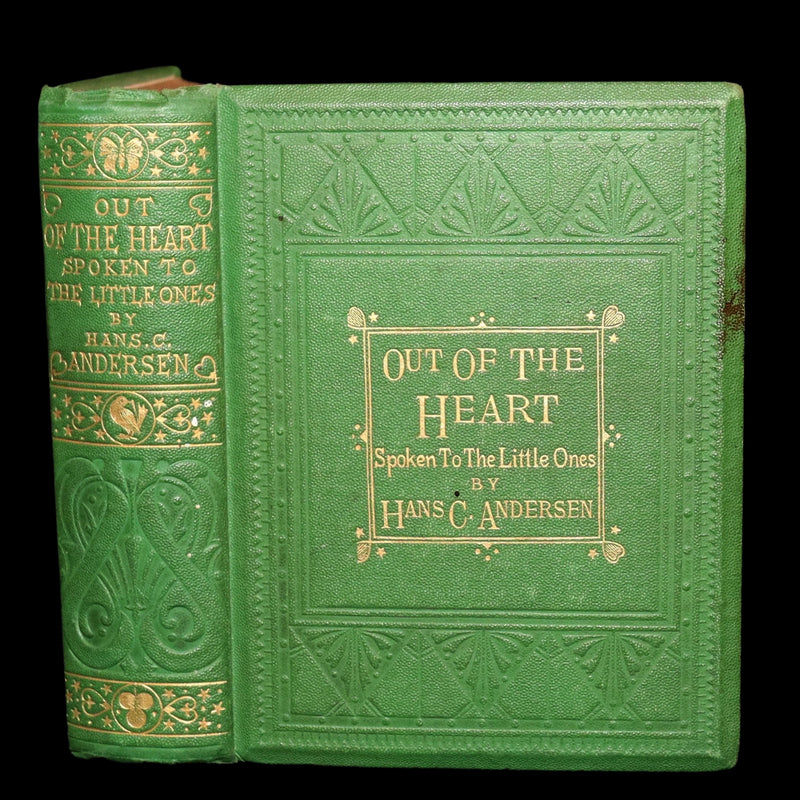 1867 Rare Color Illustrated Book - Out of the Heart by Hans Christian Andersen