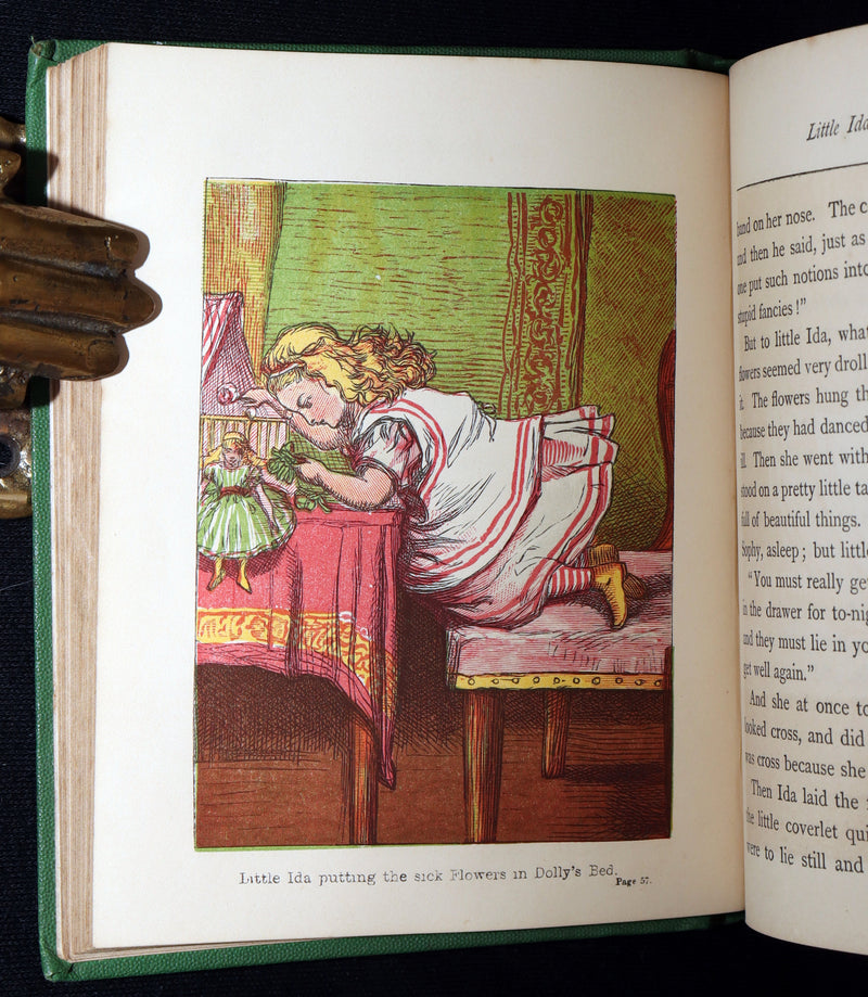 1867 Rare Color Illustrated Book - Out of the Heart by Hans Christian Andersen