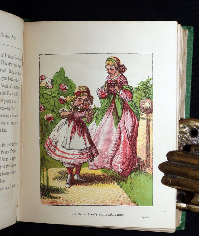 1867 Rare Color Illustrated Book - Out of the Heart by Hans Christian Andersen