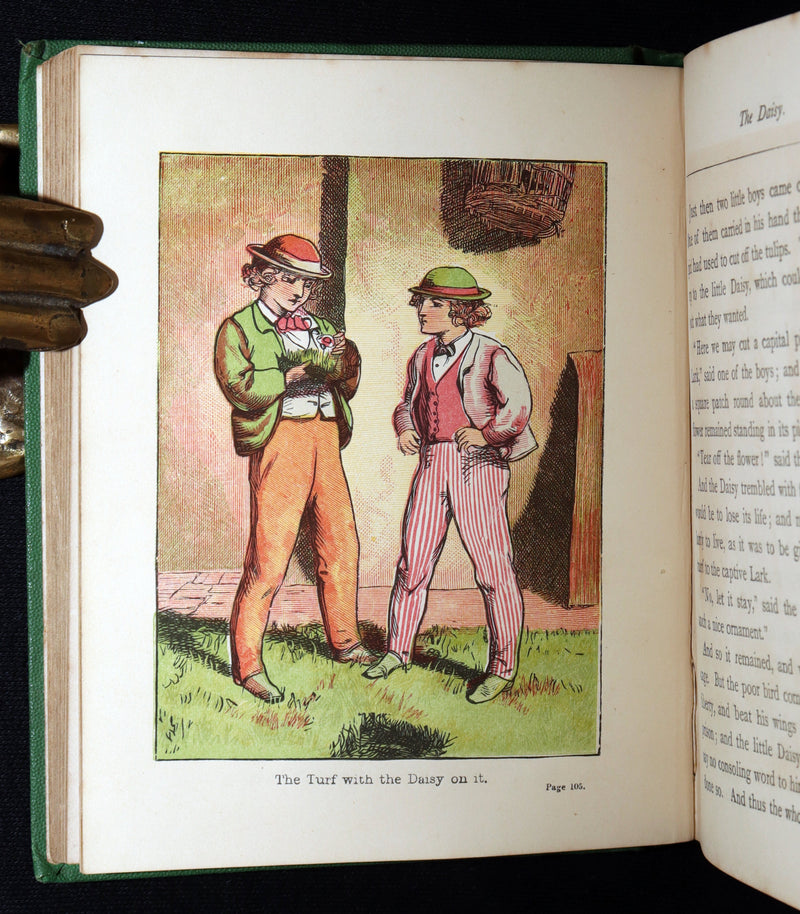 1867 Rare Color Illustrated Book - Out of the Heart by Hans Christian Andersen