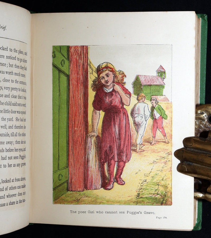 1867 Rare Color Illustrated Book - Out of the Heart by Hans Christian Andersen