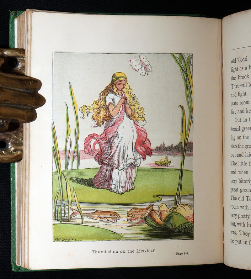 1867 Rare Color Illustrated Book - Out of the Heart by Hans Christian Andersen