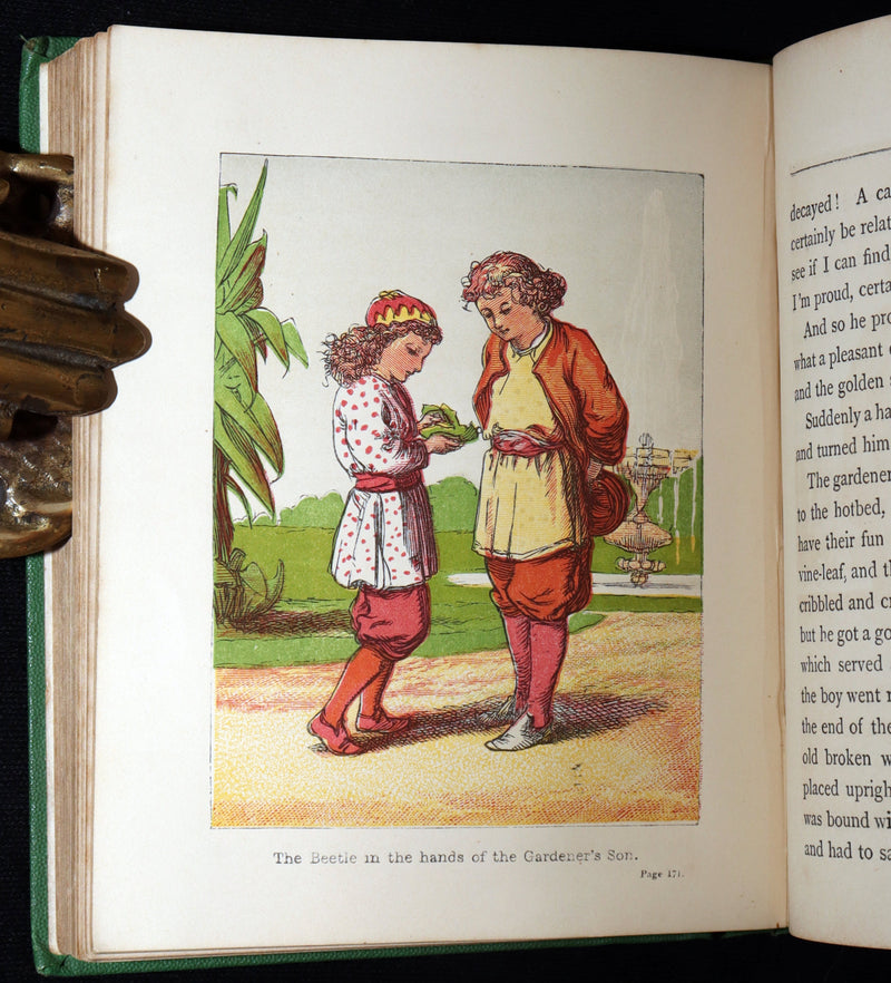 1867 Rare Color Illustrated Book - Out of the Heart by Hans Christian Andersen