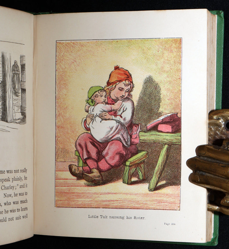 1867 Rare Color Illustrated Book - Out of the Heart by Hans Christian Andersen