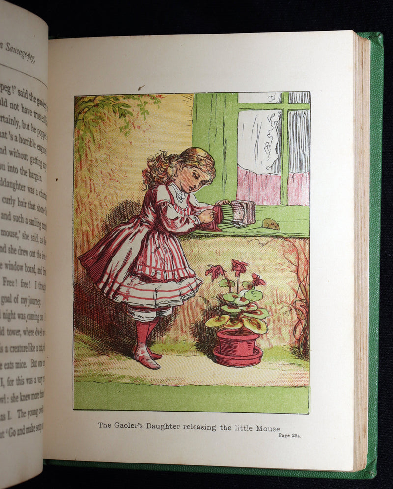 1867 Rare Color Illustrated Book - Out of the Heart by Hans Christian Andersen