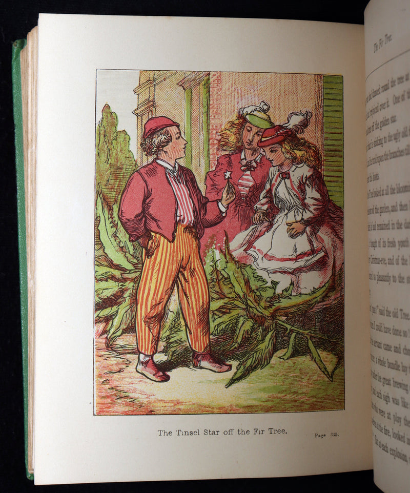 1867 Rare Color Illustrated Book - Out of the Heart by Hans Christian Andersen
