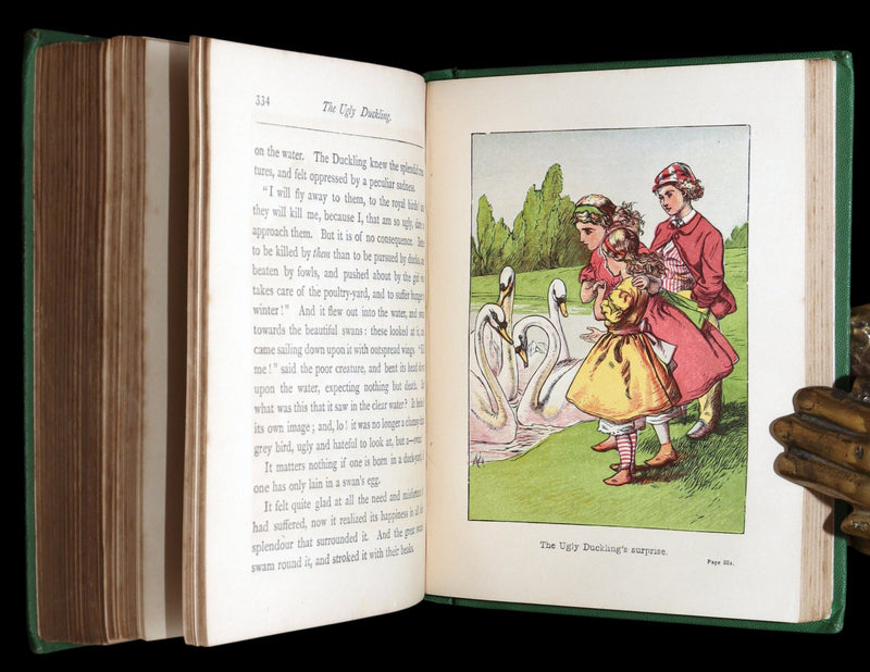 1867 Rare Color Illustrated Book - Out of the Heart by Hans Christian Andersen