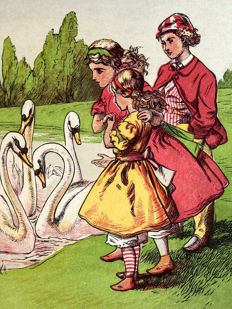1867 Rare Color Illustrated Book - Out of the Heart by Hans Christian Andersen