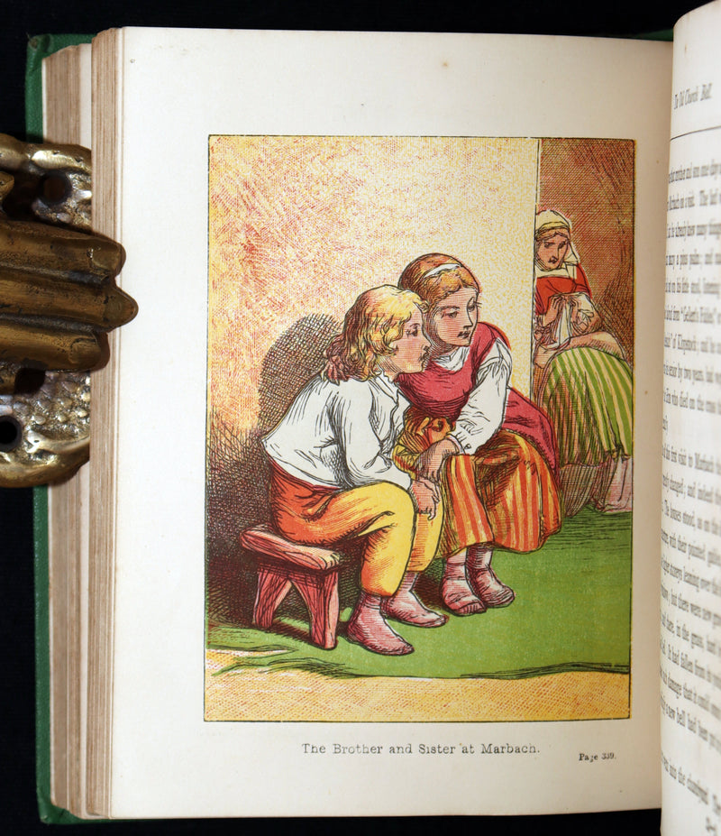 1867 Rare Color Illustrated Book - Out of the Heart by Hans Christian Andersen