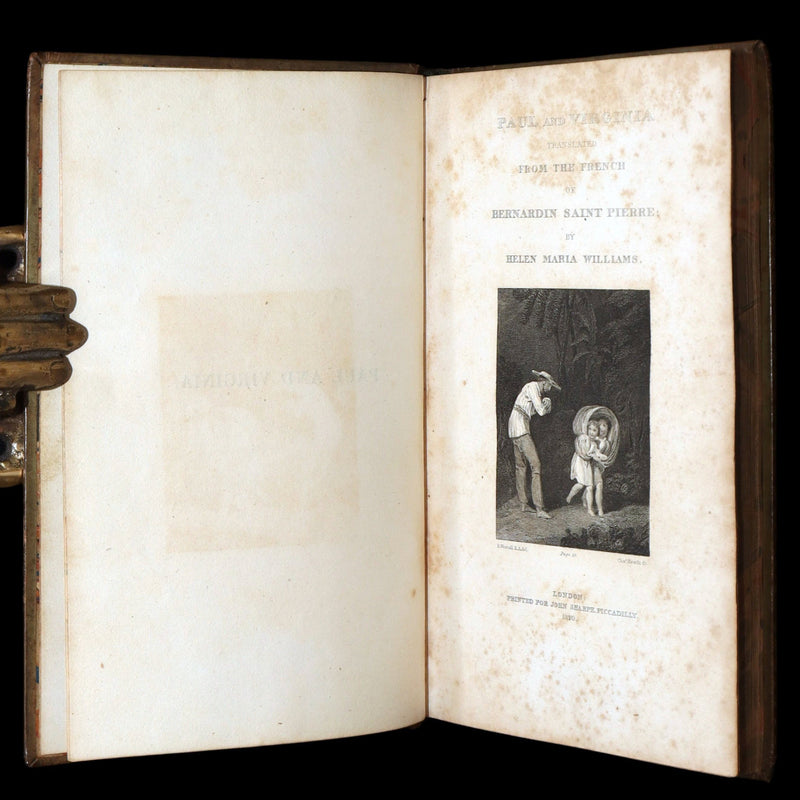 1819 Rare Book - Paul and Virginia Illustrated by Richard Westall
