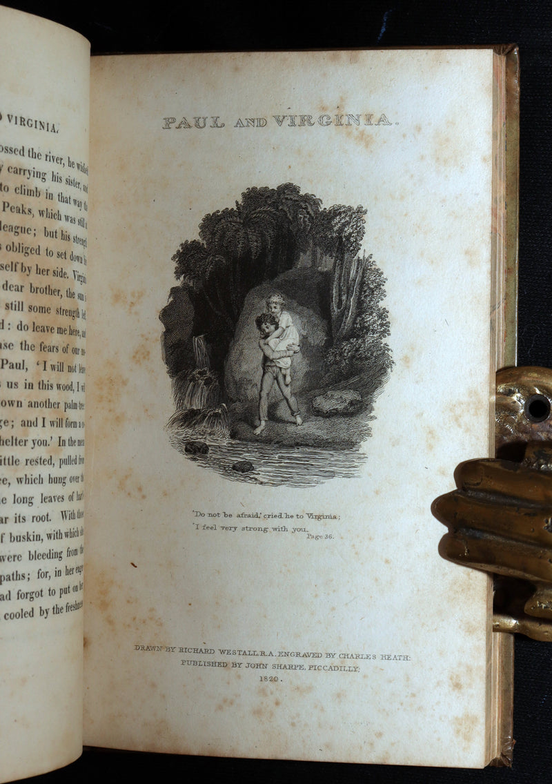 1819 Rare Book - Paul and Virginia Illustrated by Richard Westall