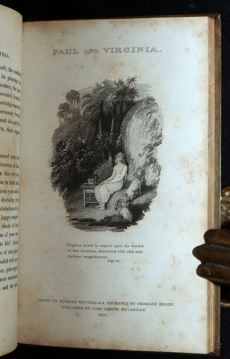 1819 Rare Book - Paul and Virginia Illustrated by Richard Westall