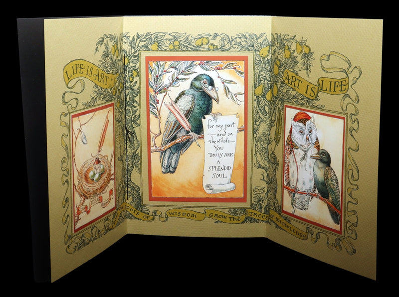 2018 Scarce Triptych - Splendid Crow Field Guide to Decent Humans by van Sandwyk