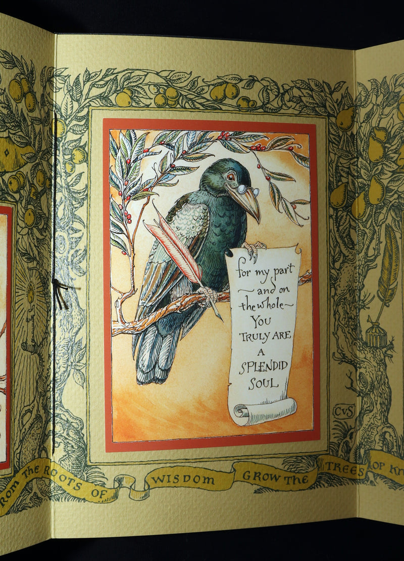 2018 Scarce Triptych - Splendid Crow Field Guide to Decent Humans by van Sandwyk