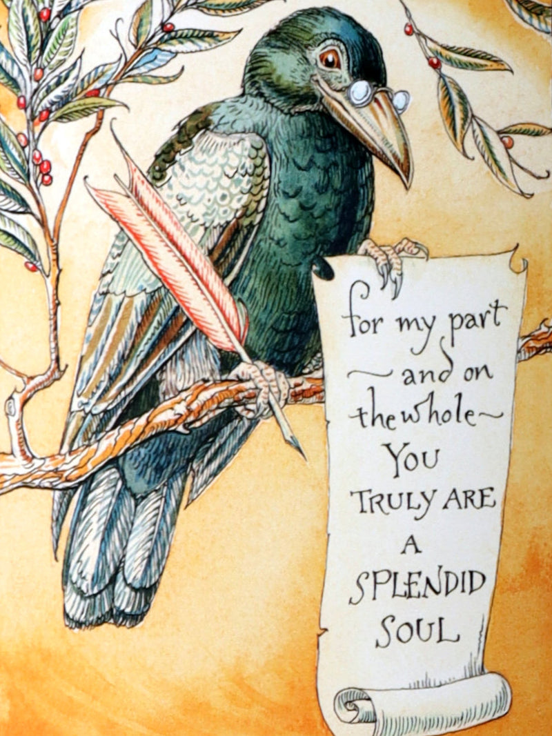 2018 Scarce Triptych - Splendid Crow Field Guide to Decent Humans by van Sandwyk