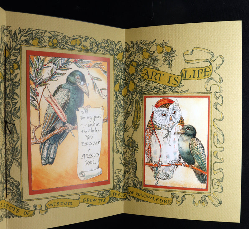 2018 Scarce Triptych - Splendid Crow Field Guide to Decent Humans by van Sandwyk