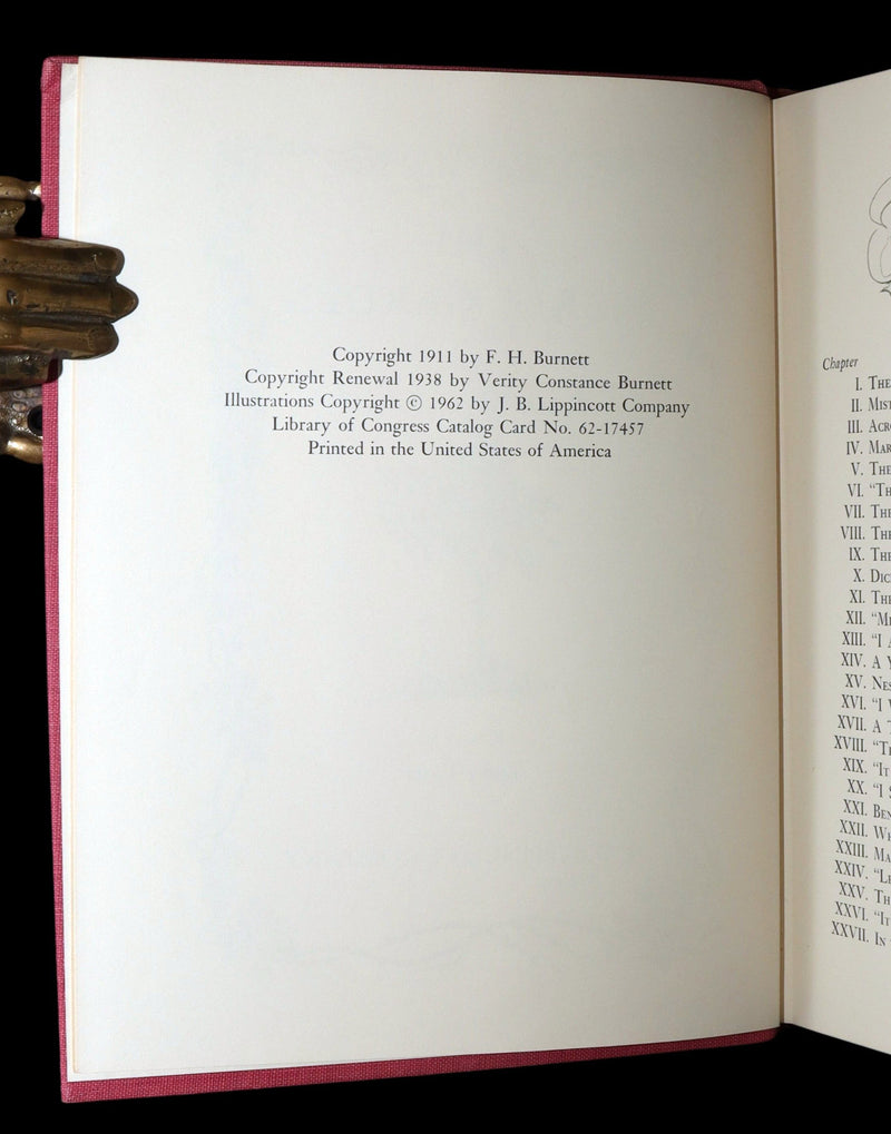 1962 Tasha Tudor First Illustrated Edition - The Secret Garden by F. H. Burnett