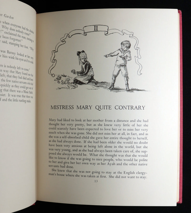 1962 Tasha Tudor First Illustrated Edition - The Secret Garden by F. H. Burnett