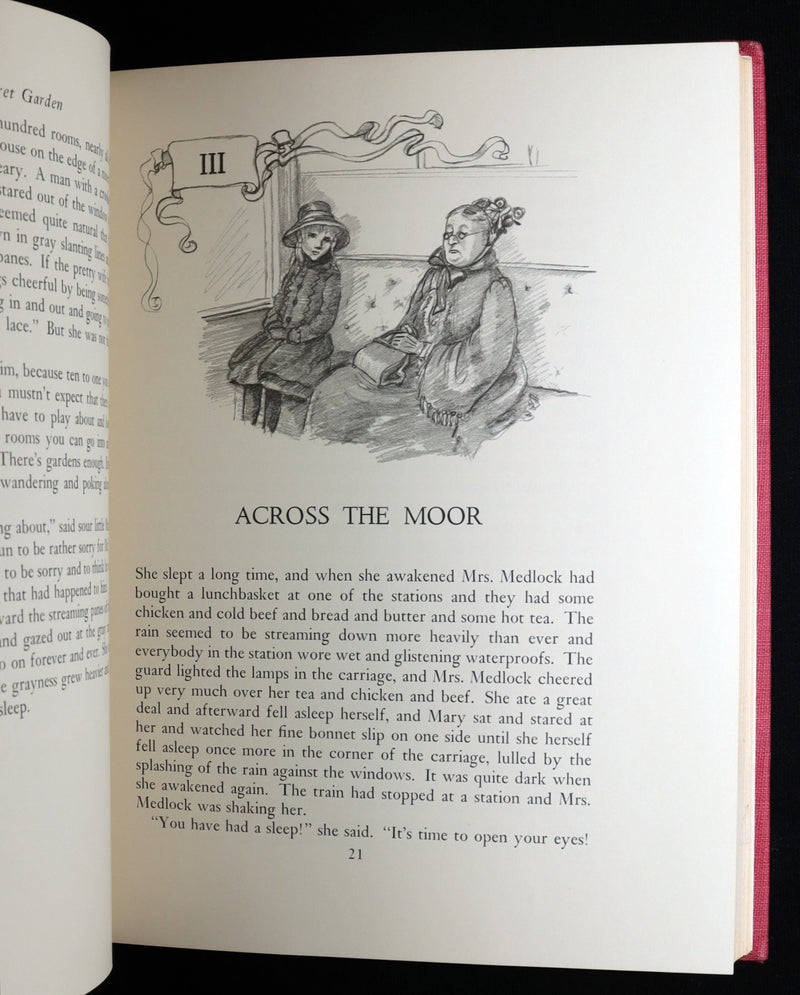 1962 Tasha Tudor First Illustrated Edition - The Secret Garden by F. H. Burnett