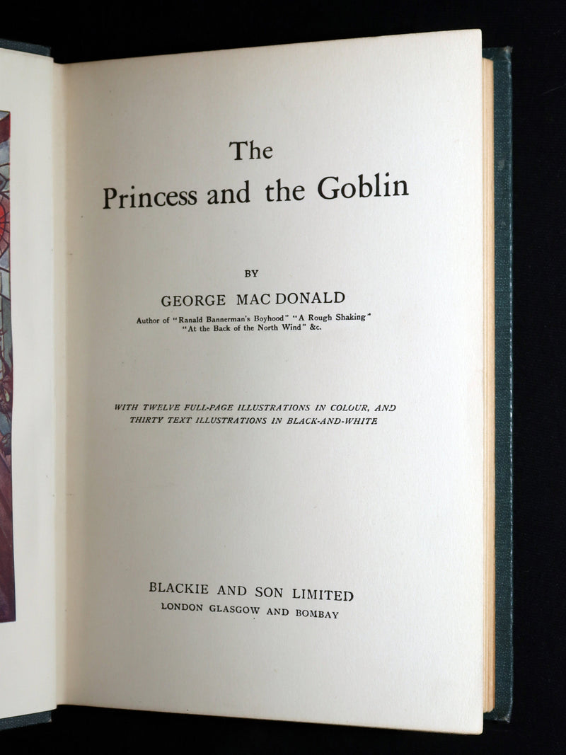 1911 Rare Edition - The Princess and the Goblin by George MacDonald, Illustrated