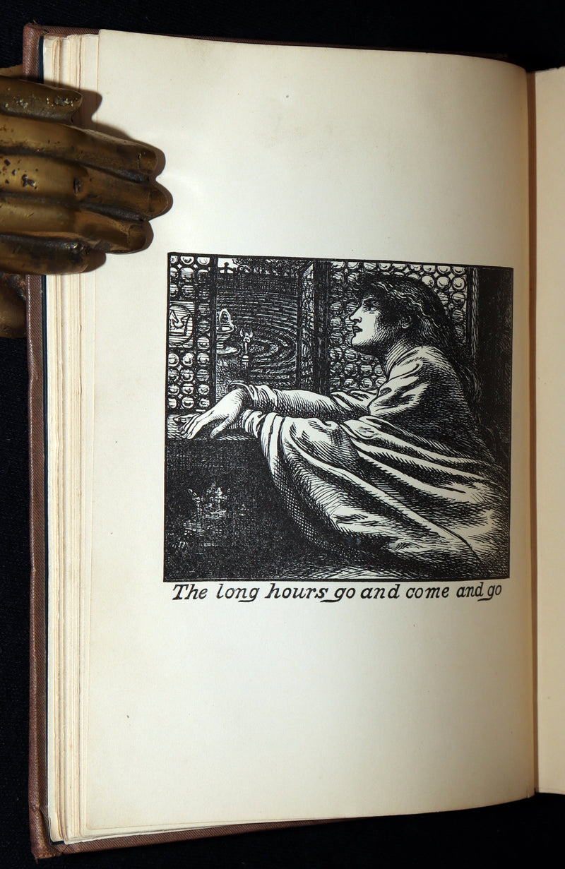 1875 Rare Book - Christina Rossetti's Poems, with Goblin Market, Illustrated