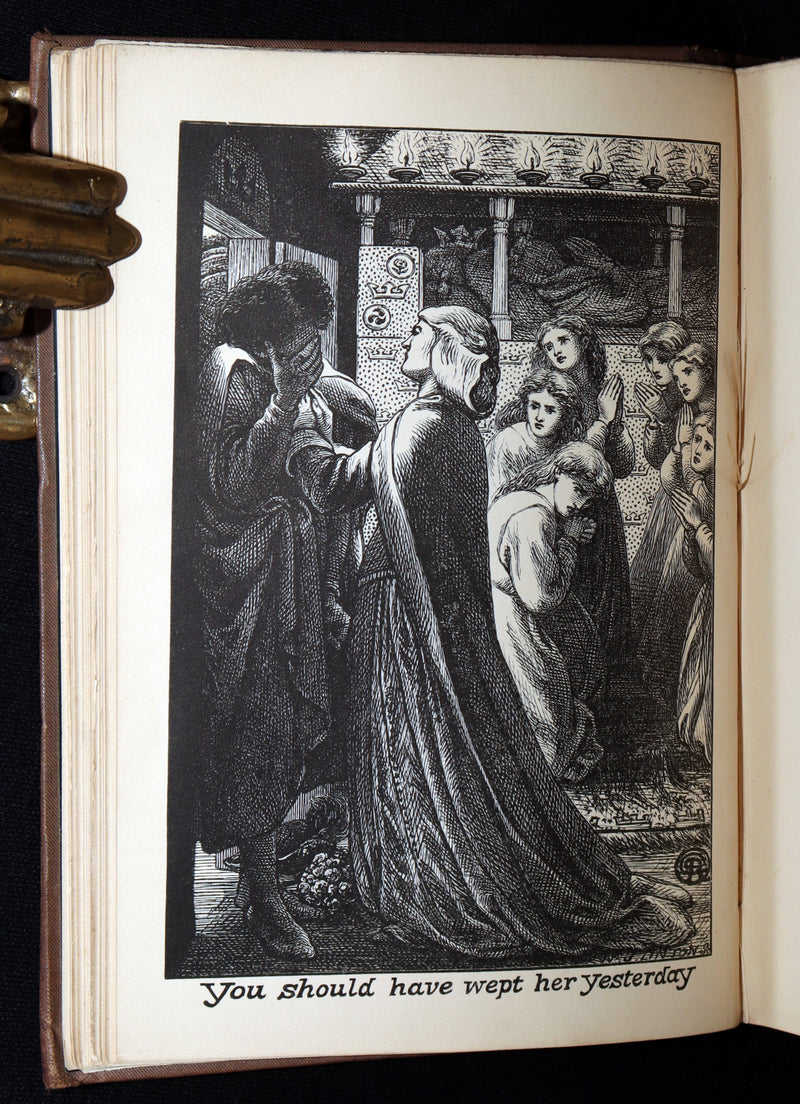 1875 Rare Book - Christina Rossetti's Poems, with Goblin Market, Illustrated