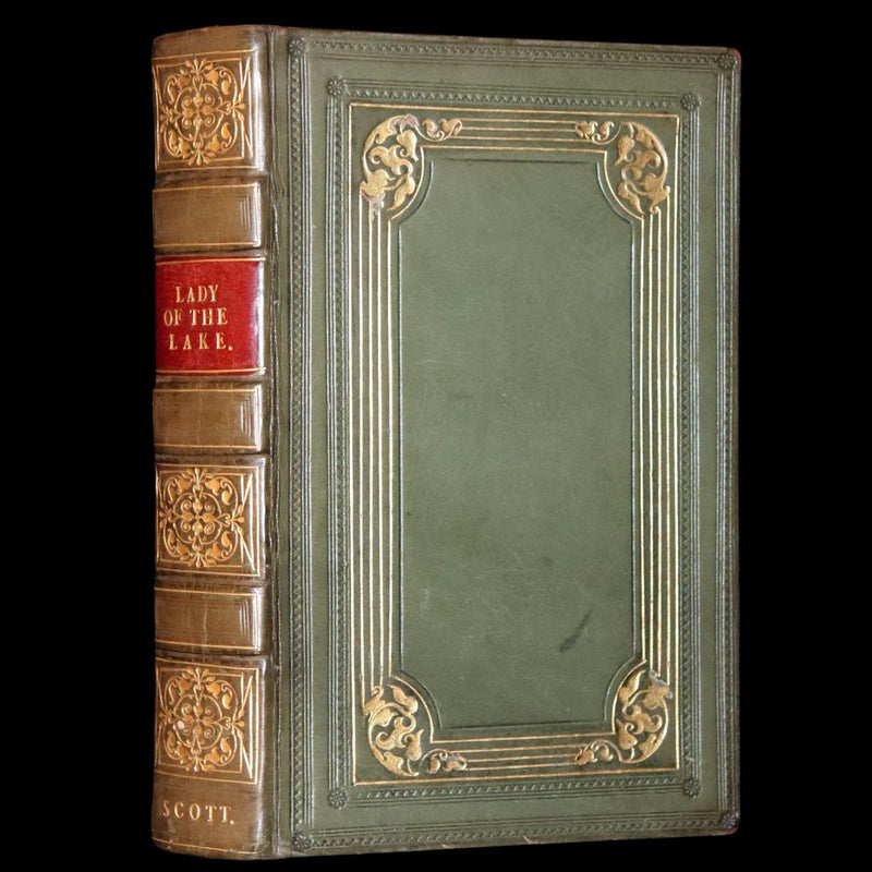 1825 Rare Book - The Lady of the Lake by Sir Walter Scott. Love and chivalry in the Highlands.