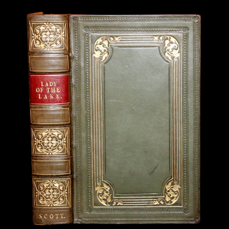 1825 Rare Book - The Lady of the Lake by Sir Walter Scott. Love and chivalry in the Highlands.