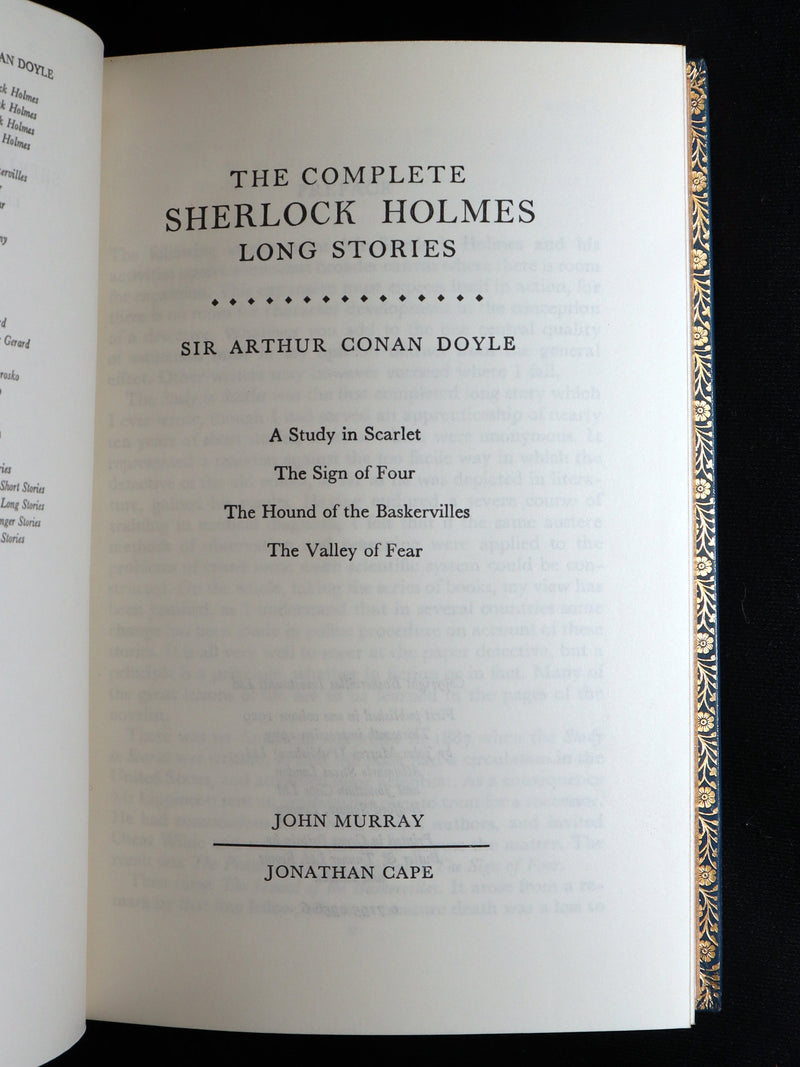 1973 Fine Bayntun Binding - The Complete Sherlock Holmes: Long Stories