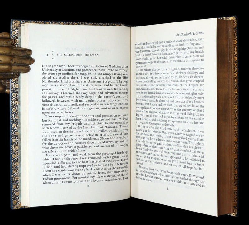 1973 Fine Bayntun Binding - The Complete Sherlock Holmes: Long Stories