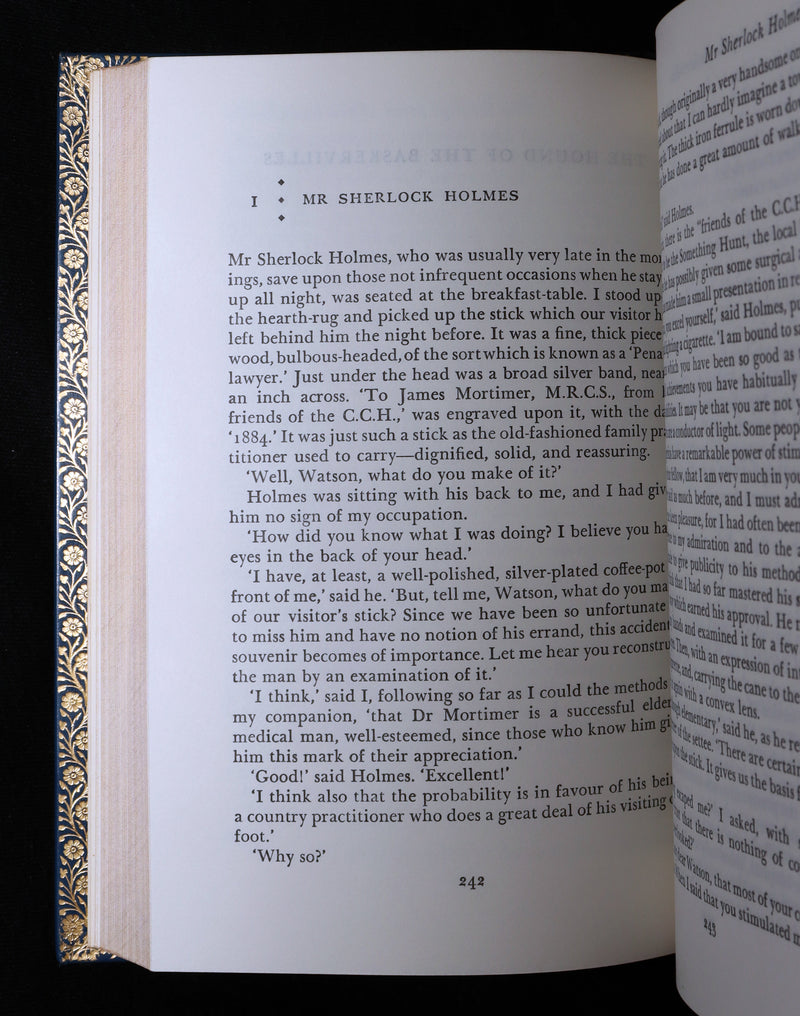 1973 Fine Bayntun Binding - The Complete Sherlock Holmes: Long Stories