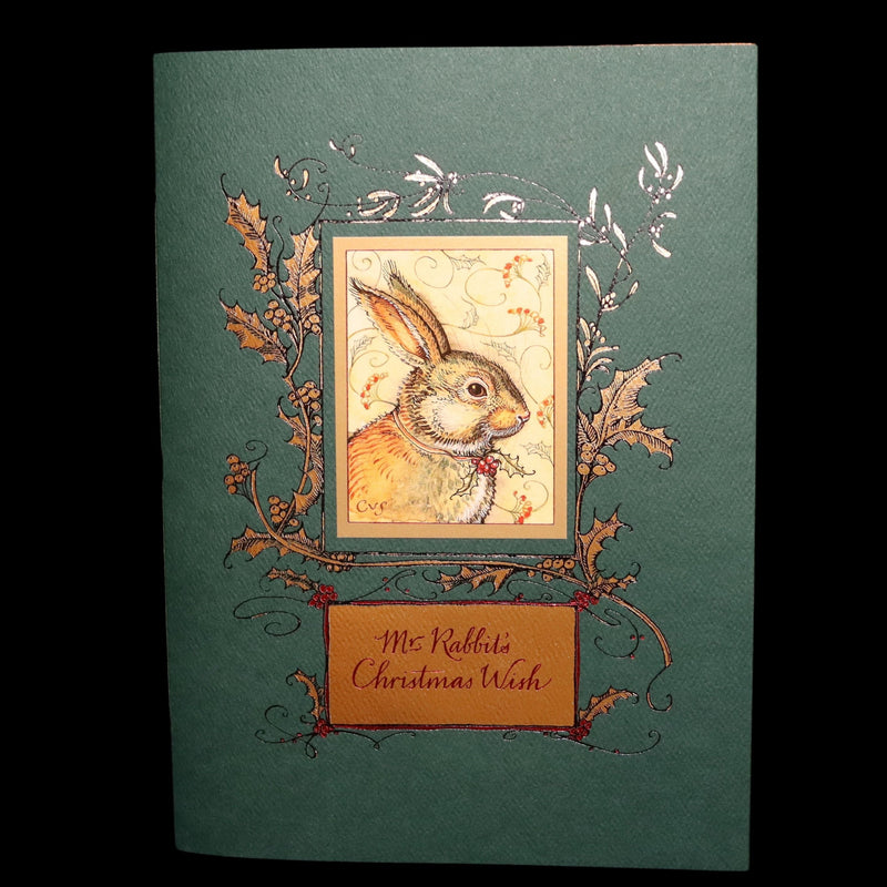 2007 Rare Book Signed Charles van Sandwyk - Mr. Rabbit's Christmas Wish