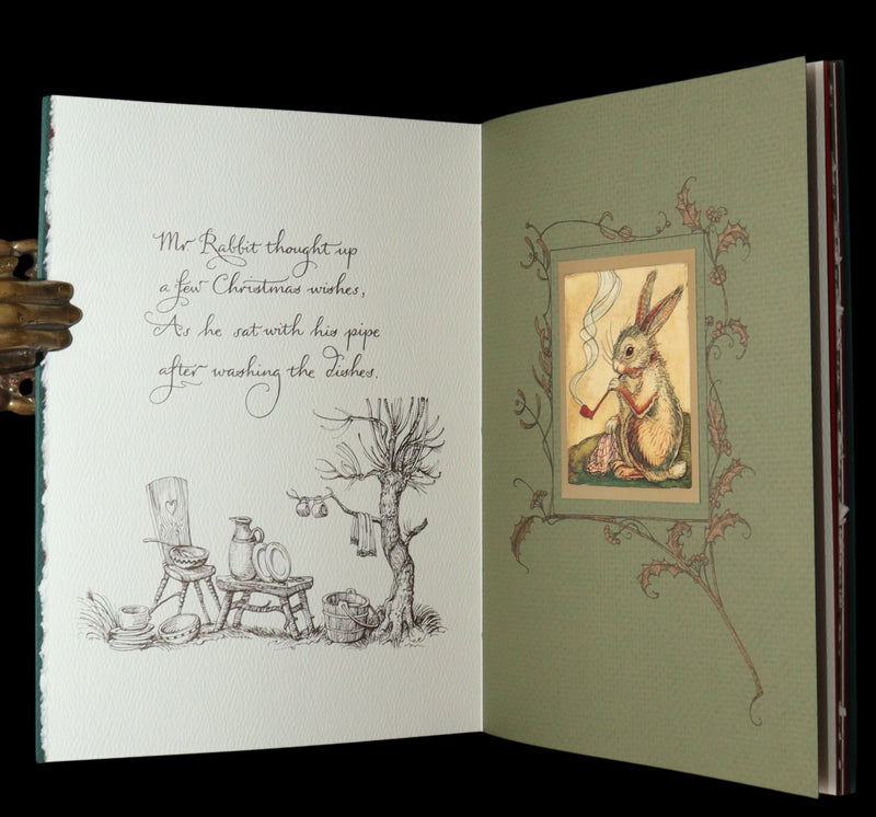 2007 Rare Book Signed Charles van Sandwyk - Mr. Rabbit's Christmas Wish
