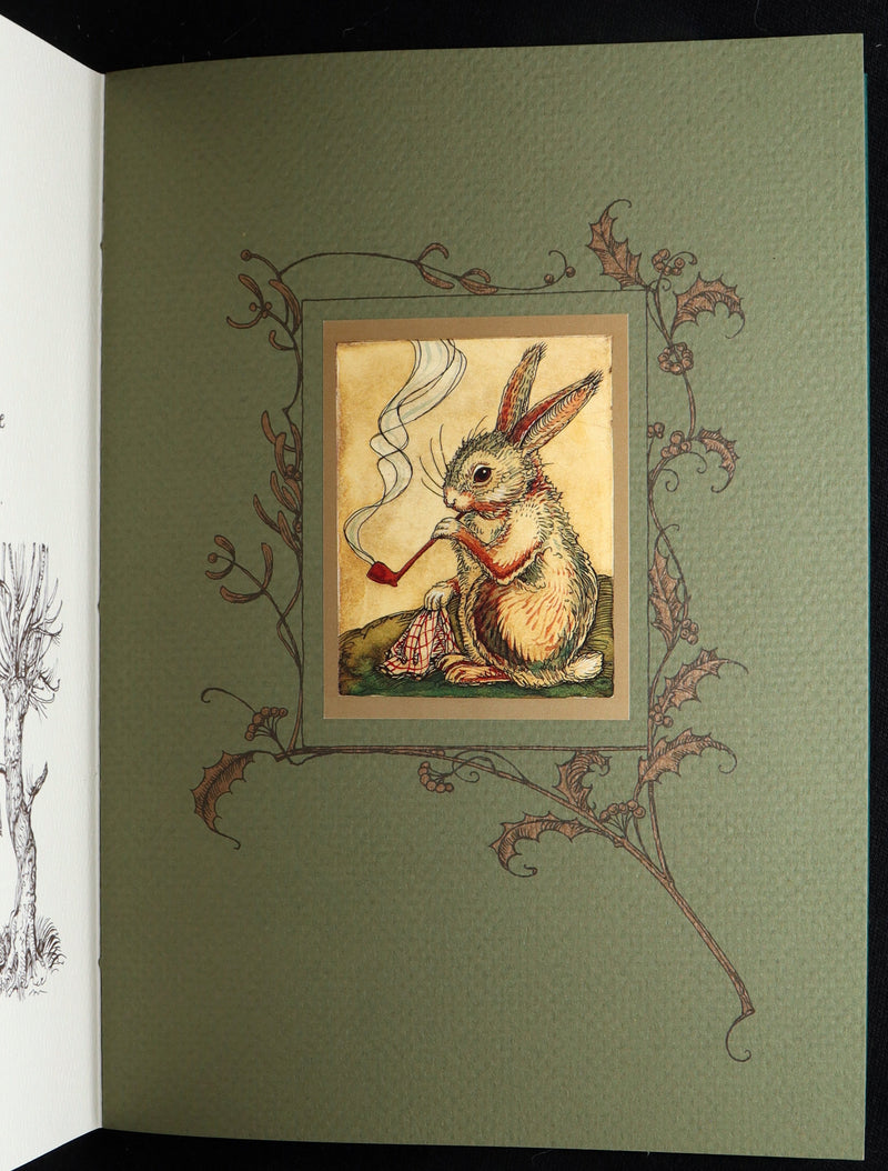 2007 Rare Book Signed Charles van Sandwyk - Mr. Rabbit's Christmas Wish